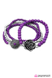 Paparazzi "New Beginnings - Purple" bracelet Paparazzi Jewelry