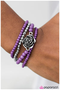 Paparazzi "New Beginnings - Purple" bracelet Paparazzi Jewelry