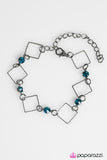 Paparazzi "New Girl on the Block - Blue" bracelet Paparazzi Jewelry