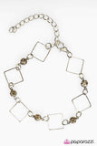 Paparazzi "New Girl On The Block - Brass" bracelet Paparazzi Jewelry