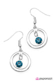 Paparazzi "New Money" Blue Earrings Paparazzi Jewelry