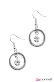 Paparazzi "New Money" White Earrings Paparazzi Jewelry