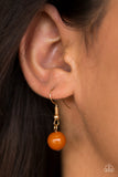 Paparazzi "Newport Native" Orange Necklace & Earring Set Paparazzi Jewelry