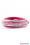 Paparazzi "News Flash - Pink" bracelet Paparazzi Jewelry