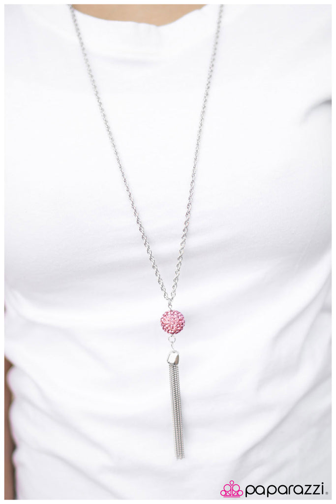 Paparazzi "New Years Eve Pink" necklace