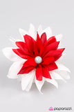 Paparazzi "New Yorks Finest - Red" hair clip Paparazzi Jewelry
