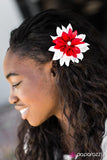 Paparazzi "New Yorks Finest - Red" hair clip Paparazzi Jewelry