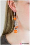Paparazzi "New York State of Mind - Orange" earring Paparazzi Jewelry