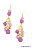 Paparazzi "New York State of Mind - Purple" earring Paparazzi Jewelry