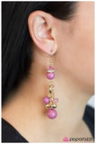 Paparazzi "New York State of Mind - Purple" earring Paparazzi Jewelry