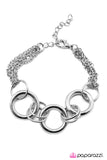 Paparazzi "Nice and Easy" Silver Bracelet Paparazzi Jewelry