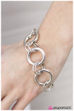 Paparazzi "Nice and Easy" Silver Bracelet Paparazzi Jewelry