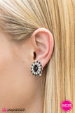 Paparazzi "Night At The Grammys" Black Clip On Earrings Paparazzi Jewelry