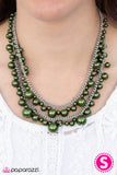 Paparazzi "Nightfall - Green" necklace Paparazzi Jewelry