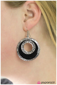 Paparazzi "Night Owl" Black Earrings Paparazzi Jewelry