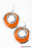 Paparazzi "Night Owl" Orange Earrings Paparazzi Jewelry