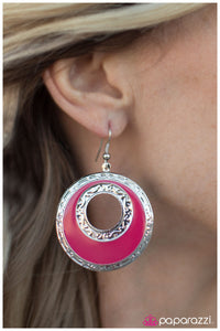 Paparazzi "Night Owl" Pink Earrings Paparazzi Jewelry