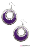 Paparazzi "Night Owl" Purple Earrings Paparazzi Jewelry