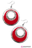 Paparazzi "Night Owl" Red Earrings Paparazzi Jewelry