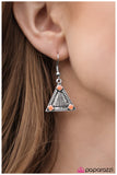 Paparazzi "Nights Over Egypt - Orange" earring Paparazzi Jewelry