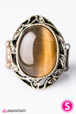 Paparazzi "Nighttime Garden" Brass Ring Paparazzi Jewelry