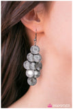 Paparazzi "Nine Lives - Black" earring Paparazzi Jewelry