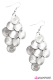 Paparazzi "Nine Lives - Silver" earring Paparazzi Jewelry