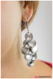 Paparazzi "Nine Lives - Silver" earring Paparazzi Jewelry