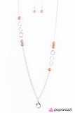 Paparazzi "Nine-To-Fiver" Brown Necklace & Earring Set Paparazzi Jewelry