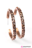 Paparazzi "Nobodys Princess - Copper" earring Paparazzi Jewelry