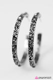 Paparazzi "Nobodys Princess - Silver" earring Paparazzi Jewelry
