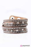 Paparazzi "No Boys Allowed" Brown Wrap Bracelet Paparazzi Jewelry