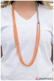 Paparazzi "No CHAIN, No Gain - Orange " necklace Paparazzi Jewelry