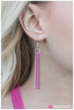 Paparazzi "No CHAIN, No Gain - Pink" necklace Paparazzi Jewelry