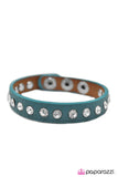 Paparazzi "No Glitz, No Glory" Blue Bracelet Paparazzi Jewelry
