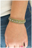Paparazzi "No Glitz, No Glory" Green Bracelet Paparazzi Jewelry