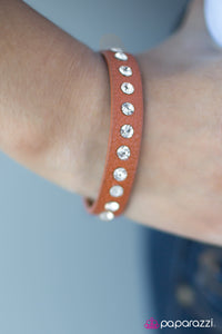 Paparazzi "No Glitz, No Glory" Orange Bracelet Paparazzi Jewelry