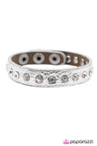 Paparazzi "No Glitz, No Glory" Silver Bracelet Paparazzi Jewelry