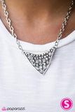 Paparazzi "No Harm, No Foul" Silver Necklace & Earring Set Paparazzi Jewelry