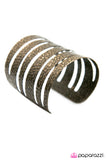 Paparazzi "Nomad - Brass" bracelet Paparazzi Jewelry