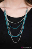 Paparazzi "No Place Id Rather BEAD - Blue" necklace Paparazzi Jewelry