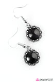 Paparazzi "No Place Id Rather BEAM" Black Earrings Paparazzi Jewelry