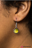 Paparazzi "No Place Id Rather BEAM" Yellow Earrings Paparazzi Jewelry