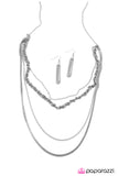 Paparazzi "No Rest For The Wicked - Silver" necklace Paparazzi Jewelry