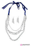 Paparazzi "No Strings Attached - Blue" necklace Paparazzi Jewelry