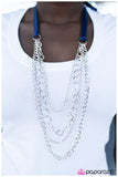 Paparazzi "No Strings Attached - Blue" necklace Paparazzi Jewelry