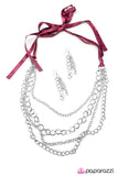 Paparazzi "No Strings Attached - Pink" necklace Paparazzi Jewelry