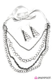 Paparazzi "No Strings Attached - Silver" necklace Paparazzi Jewelry