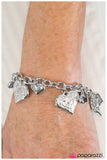 Paparazzi "Not For The Faint-Hearted" Silver Bracelet Paparazzi Jewelry