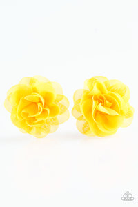 Paparazzi "Nothing BUD The Best" Yellow Hair Clip Paparazzi Jewelry